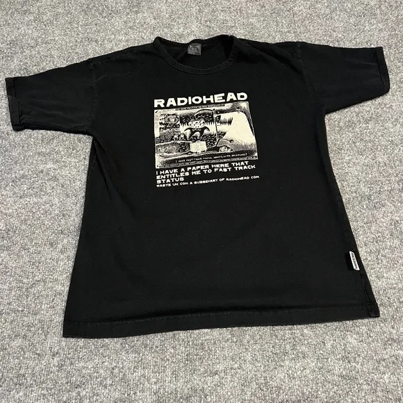 Radiohead | Shirts | Vintage Radiohead L Shirt Thom Yorke Indie